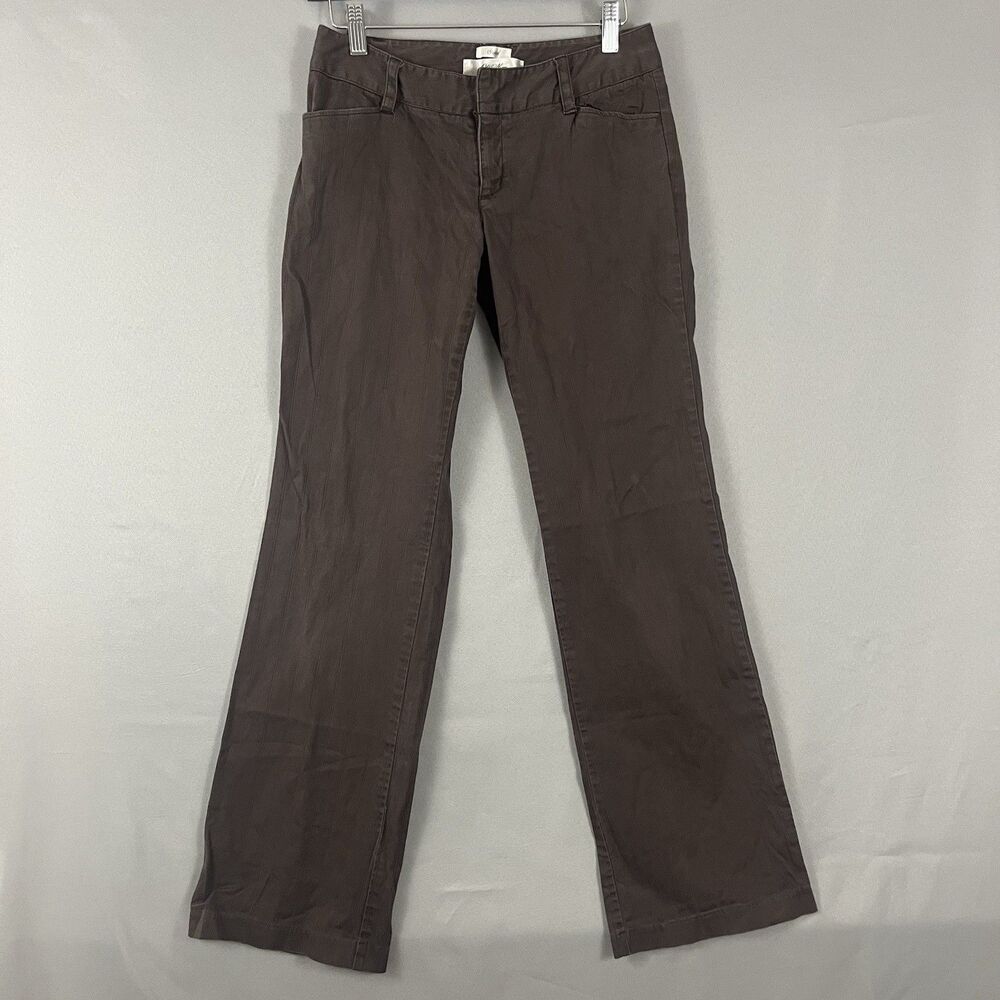 Old Navy Just Below Waist Junior Sz 1 Career Work Slacks Office Siren Pin Stripe